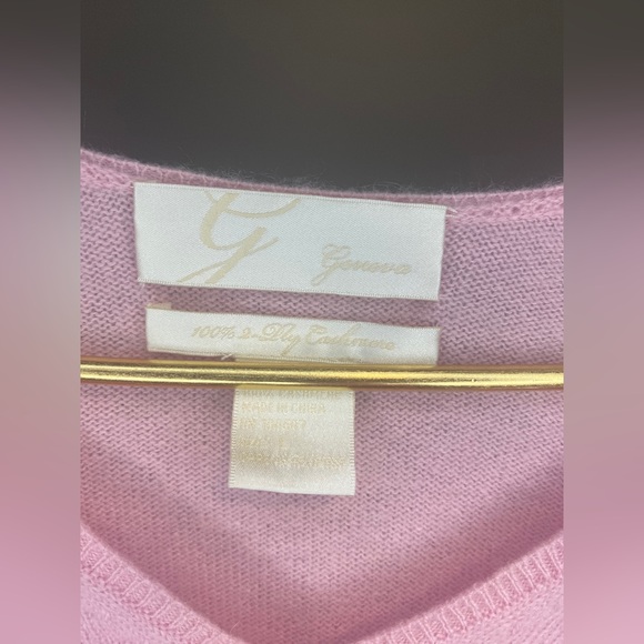 Geneva 2 Ply 100% Cashmere Sweater - Picture 3 of 3